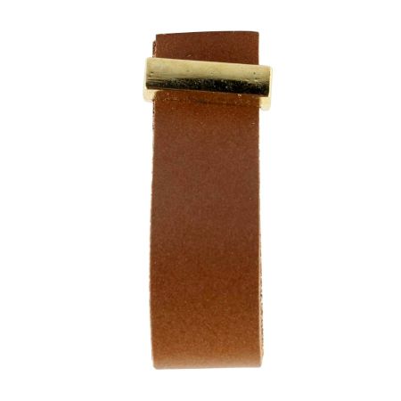 Camel Color Faux Leather Pull Knob Online